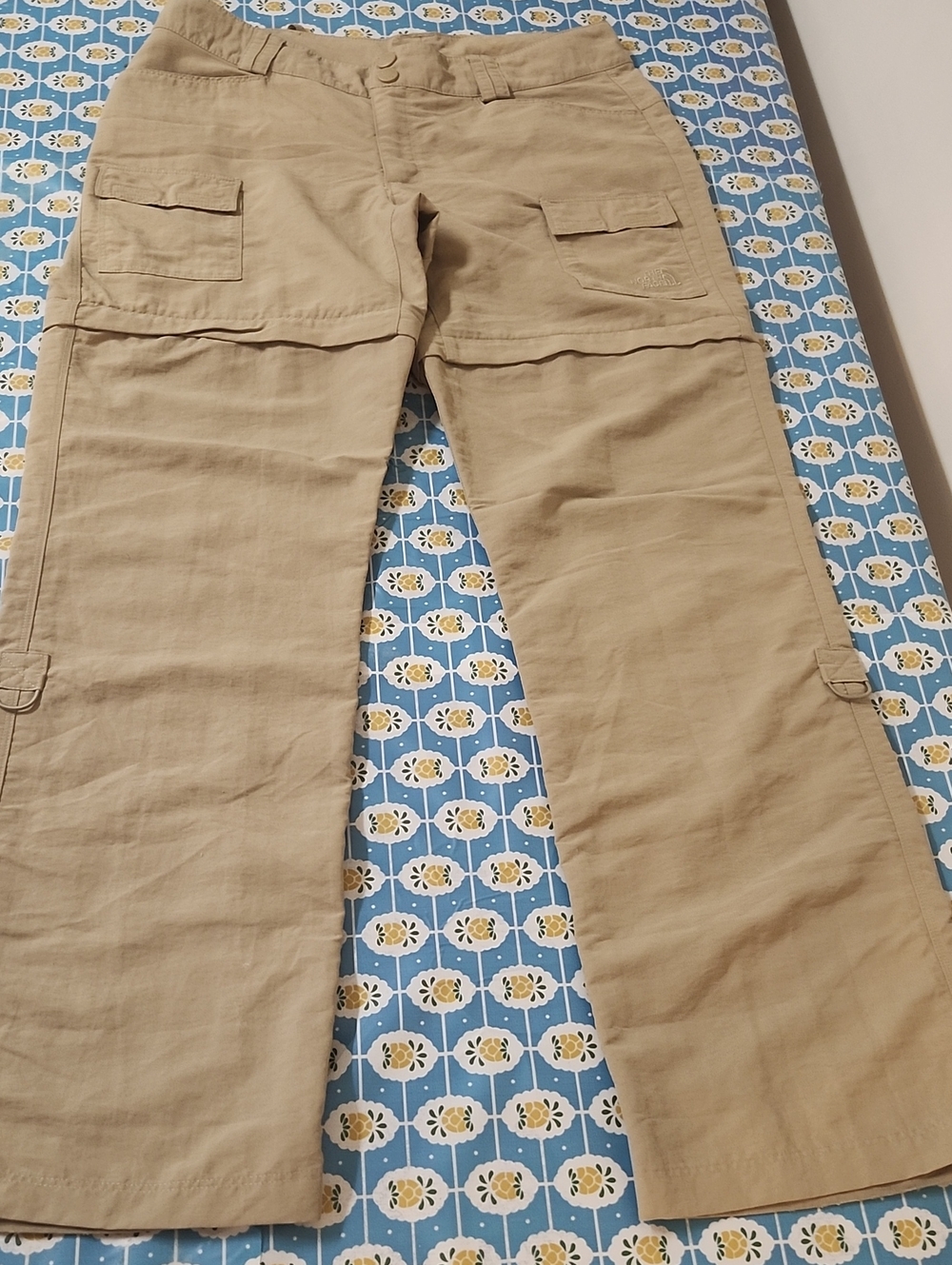 THE NORTH FACE Horizon Convertible Cargo Hiking Outdoors Pants Beige Size 16